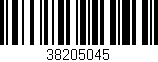 Código de barras (EAN, GTIN, SKU, ISBN): '38205045'