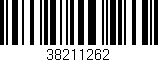 Código de barras (EAN, GTIN, SKU, ISBN): '38211262'