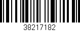 Código de barras (EAN, GTIN, SKU, ISBN): '38217182'