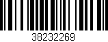 Código de barras (EAN, GTIN, SKU, ISBN): '38232269'