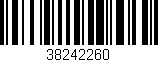 Código de barras (EAN, GTIN, SKU, ISBN): '38242260'