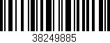Código de barras (EAN, GTIN, SKU, ISBN): '38249885'