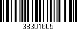 Código de barras (EAN, GTIN, SKU, ISBN): '38301605'