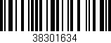 Código de barras (EAN, GTIN, SKU, ISBN): '38301634'