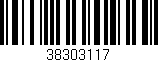 Código de barras (EAN, GTIN, SKU, ISBN): '38303117'