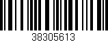 Código de barras (EAN, GTIN, SKU, ISBN): '38305613'