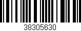 Código de barras (EAN, GTIN, SKU, ISBN): '38305630'