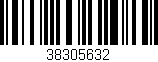 Código de barras (EAN, GTIN, SKU, ISBN): '38305632'