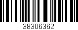 Código de barras (EAN, GTIN, SKU, ISBN): '38306362'