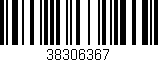 Código de barras (EAN, GTIN, SKU, ISBN): '38306367'