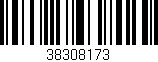 Código de barras (EAN, GTIN, SKU, ISBN): '38308173'
