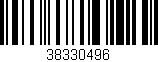Código de barras (EAN, GTIN, SKU, ISBN): '38330496'