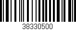 Código de barras (EAN, GTIN, SKU, ISBN): '38330500'