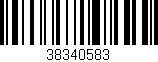 Código de barras (EAN, GTIN, SKU, ISBN): '38340583'