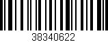 Código de barras (EAN, GTIN, SKU, ISBN): '38340622'