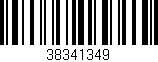Código de barras (EAN, GTIN, SKU, ISBN): '38341349'