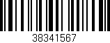 Código de barras (EAN, GTIN, SKU, ISBN): '38341567'