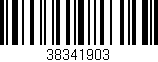 Código de barras (EAN, GTIN, SKU, ISBN): '38341903'