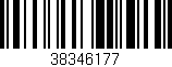 Código de barras (EAN, GTIN, SKU, ISBN): '38346177'