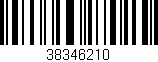 Código de barras (EAN, GTIN, SKU, ISBN): '38346210'