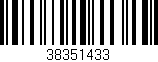 Código de barras (EAN, GTIN, SKU, ISBN): '38351433'