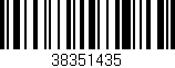 Código de barras (EAN, GTIN, SKU, ISBN): '38351435'