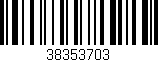 Código de barras (EAN, GTIN, SKU, ISBN): '38353703'