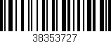 Código de barras (EAN, GTIN, SKU, ISBN): '38353727'