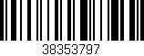 Código de barras (EAN, GTIN, SKU, ISBN): '38353797'