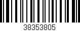 Código de barras (EAN, GTIN, SKU, ISBN): '38353805'