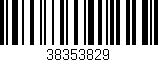 Código de barras (EAN, GTIN, SKU, ISBN): '38353829'