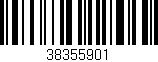 Código de barras (EAN, GTIN, SKU, ISBN): '38355901'