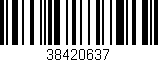 Código de barras (EAN, GTIN, SKU, ISBN): '38420637'