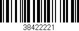 Código de barras (EAN, GTIN, SKU, ISBN): '38422221'