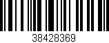 Código de barras (EAN, GTIN, SKU, ISBN): '38428369'