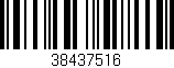 Código de barras (EAN, GTIN, SKU, ISBN): '38437516'