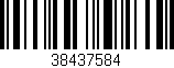 Código de barras (EAN, GTIN, SKU, ISBN): '38437584'