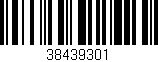 Código de barras (EAN, GTIN, SKU, ISBN): '38439301'