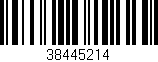 Código de barras (EAN, GTIN, SKU, ISBN): '38445214'