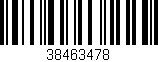 Código de barras (EAN, GTIN, SKU, ISBN): '38463478'