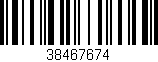 Código de barras (EAN, GTIN, SKU, ISBN): '38467674'