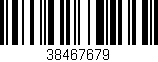 Código de barras (EAN, GTIN, SKU, ISBN): '38467679'