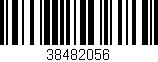 Código de barras (EAN, GTIN, SKU, ISBN): '38482056'