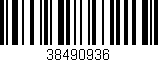 Código de barras (EAN, GTIN, SKU, ISBN): '38490936'
