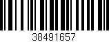Código de barras (EAN, GTIN, SKU, ISBN): '38491657'
