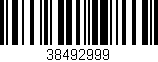 Código de barras (EAN, GTIN, SKU, ISBN): '38492999'