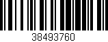 Código de barras (EAN, GTIN, SKU, ISBN): '38493760'