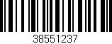Código de barras (EAN, GTIN, SKU, ISBN): '38551237'