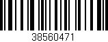 Código de barras (EAN, GTIN, SKU, ISBN): '38560471'