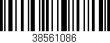 Código de barras (EAN, GTIN, SKU, ISBN): '38561086'